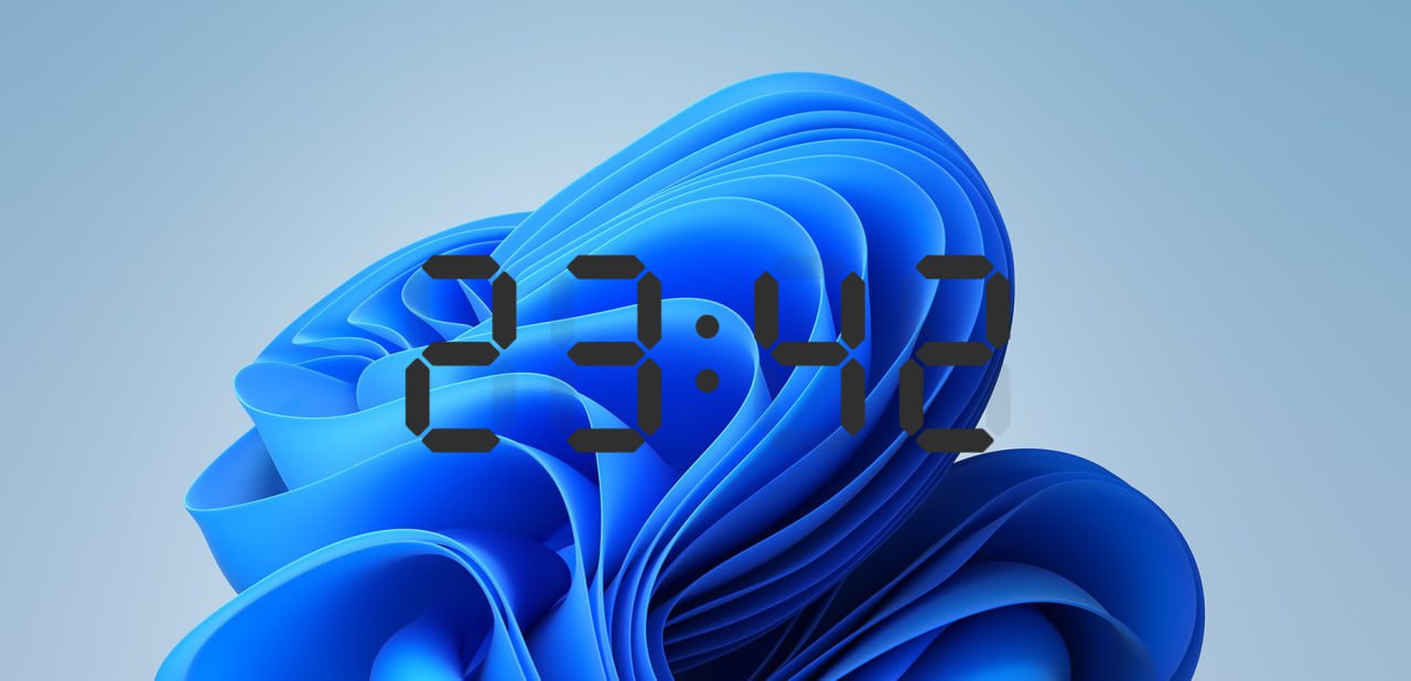 DigitalClock5 &ndash; 一款win系统的桌面时钟