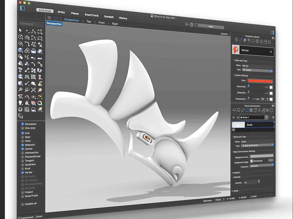 犀牛 Rhino for Mac v8.9插图 犀牛 Rhino for Mac v8.9