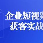 企业短视频精准获客实战经验