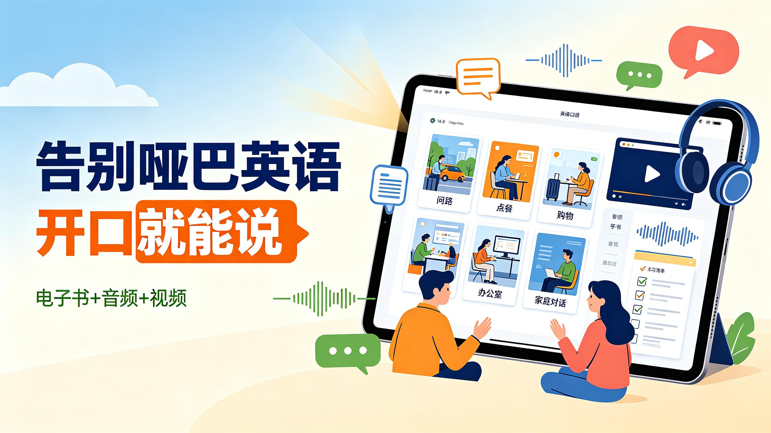 告别“哑巴英语”《English for Everyday Activities》让你开口就能说!电子书+音频+视频