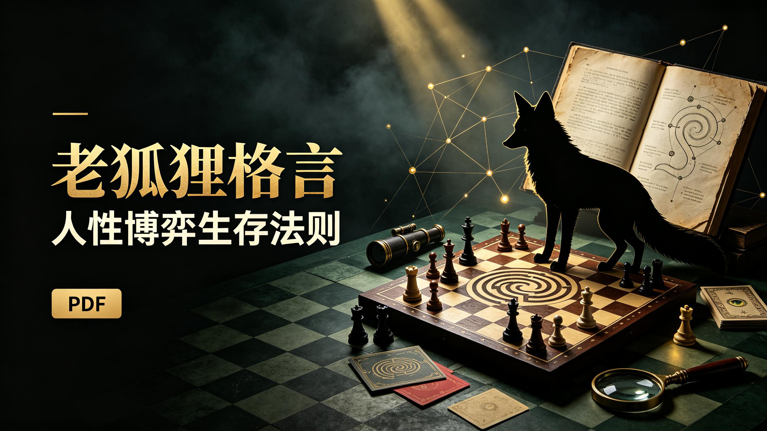 《老狐狸格言》：看透人性博弈生存法则[PDF]