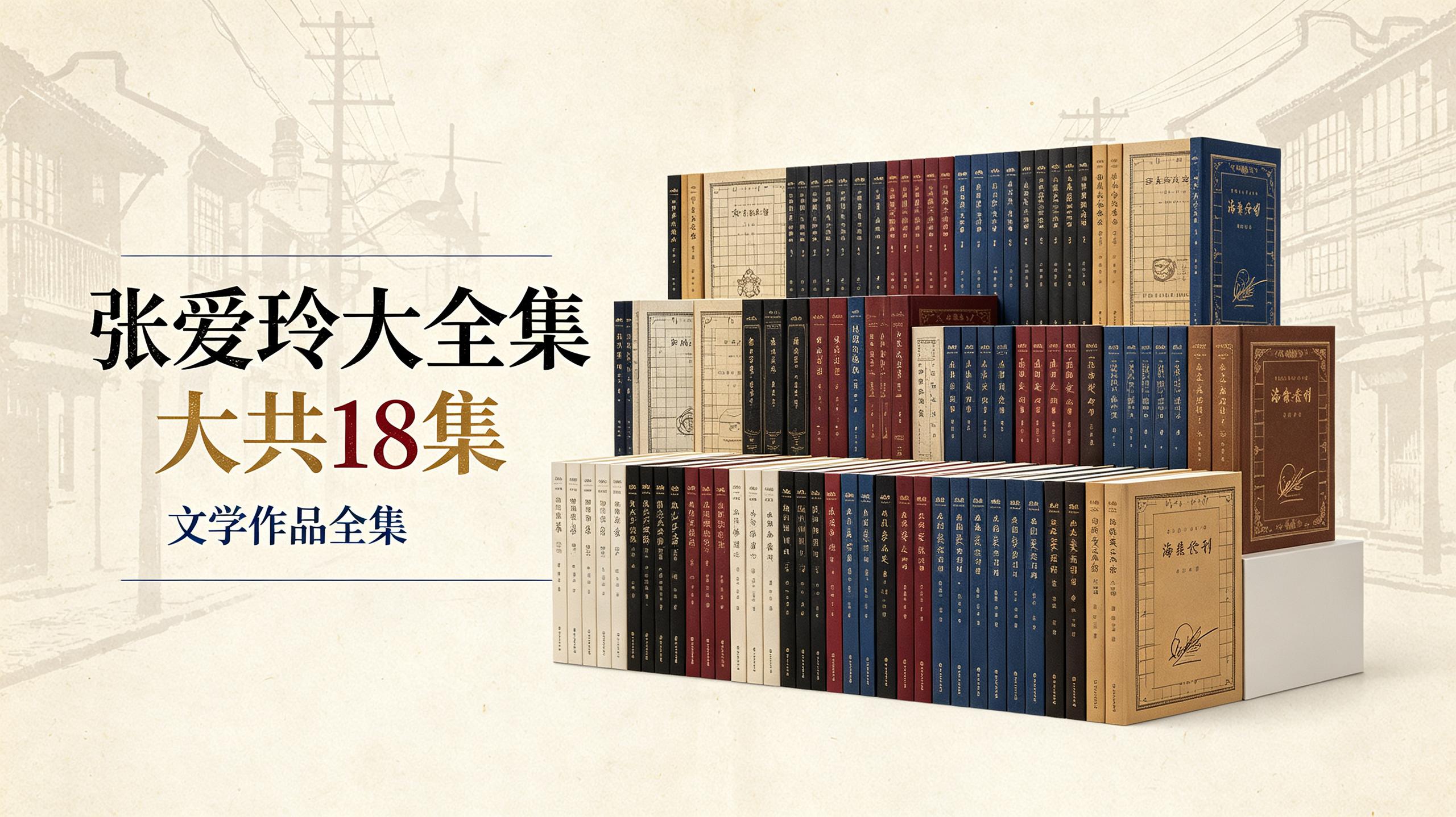张爱玲大全集(共18册)