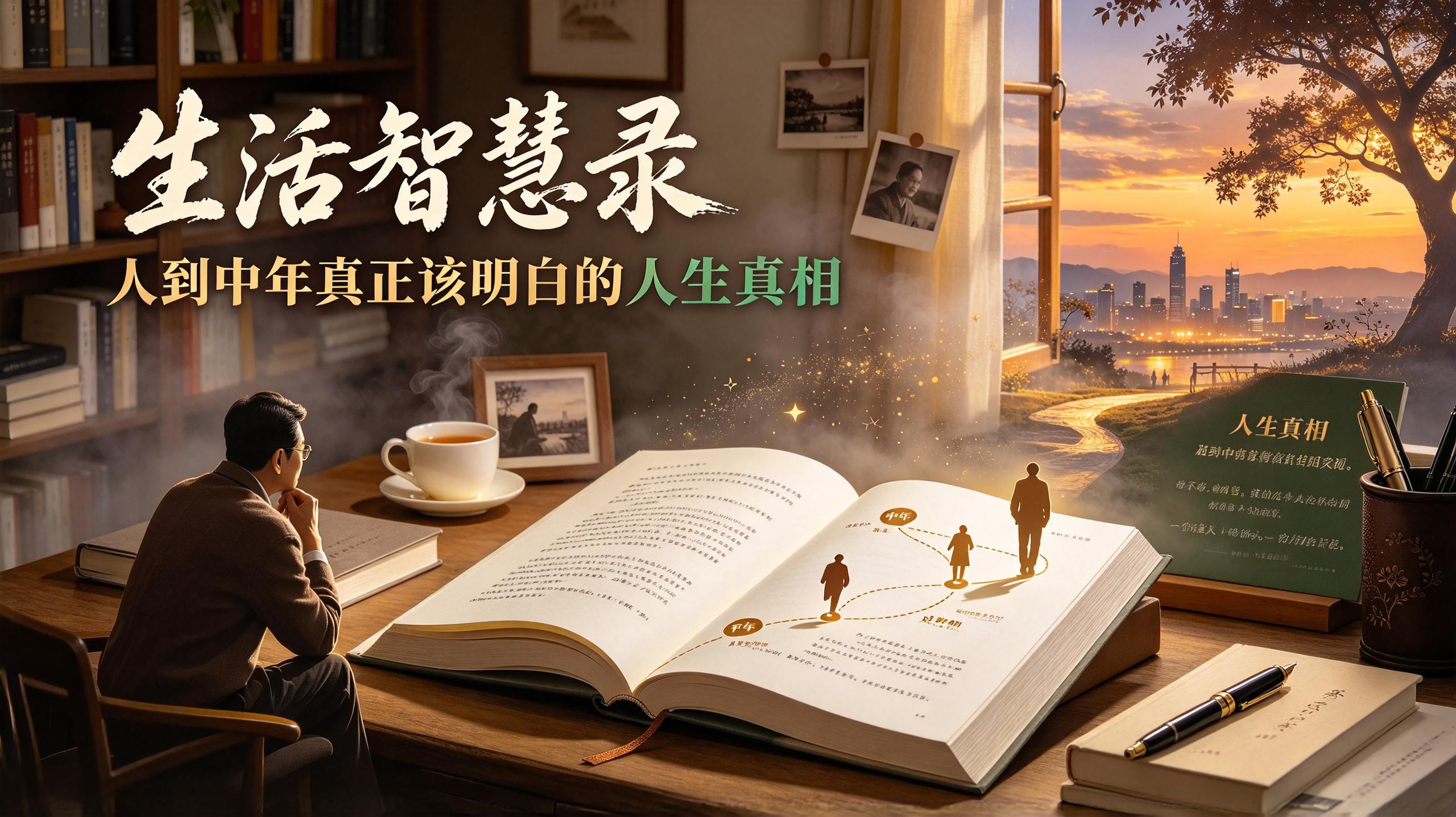 《生活智慧录》：人到中年真正该明白的人生真相