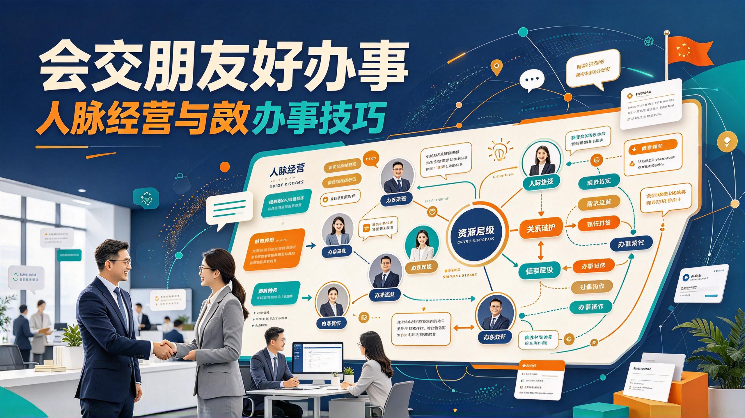 《会交朋友好办事》：掌握人脉经营与高效办事技巧